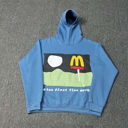 Sweatshirts Hommes Femmes Designer Sweats à capuche Mode Streetwear Cpfmxmcdonalds Entourant Co Br Ed Mousse Imprimer Automne Hiver Coupe Ample Hommes Femmes À Capuche En Peluche Swea