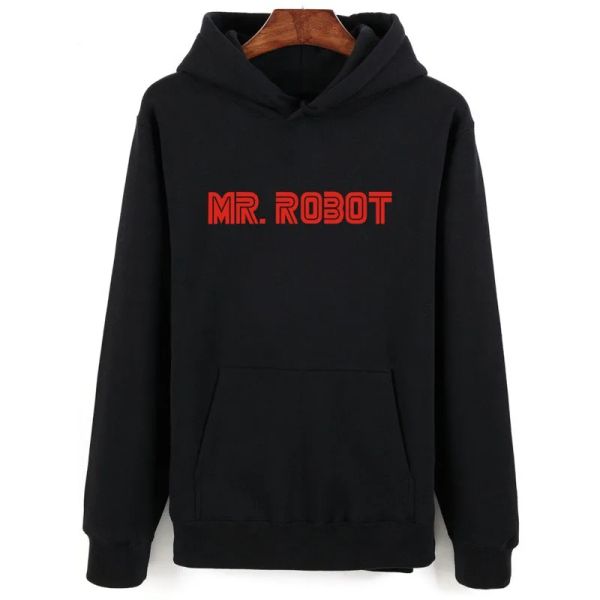 Sweats Nouveau Mr Robot hommes sweats à capuche mode rétro lettre imprimer sweat à capuche pour homme sweat à capuche pour femme Harajuku tendance sweats sudaderas para hombres