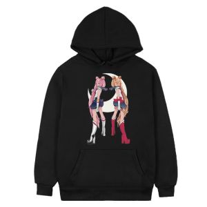 Sweatshirts Sailor Moon Cool Student Paar Esthetisch Populair Cadeau Manga Winter Cute Anime Hoodie Custom Paar Herfst Kleding Vrouwen Cartoon