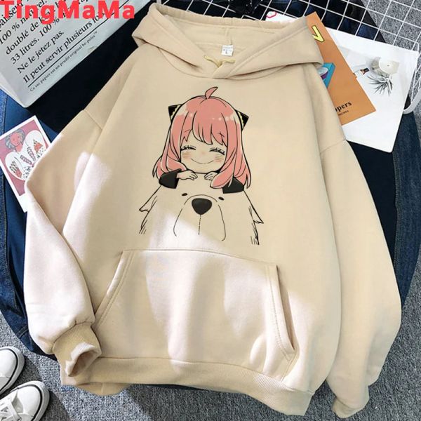 Sweat-shirts Spy x Family Anya, vêtements à capuche pour femmes, vêtements graphiques d'anime gothique, vêtements de style coréen