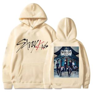 Sweatshirts Stray Kids Maniac Hoodies Skz World Tour Sweat-shirts Sweats Sweats Sweats Kpop For Men Women Y2k Sudadeas Clothes Streetwear Women