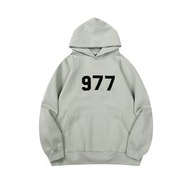 Sweatshirts Femme Hommes Sweat à capuche Hommes Designer Sweats à capuche Essentialvêtements Sweats à capuche Femmes Vêtements Pull sans manches O-Cou Lettre imprimé vert pardessus streetwear