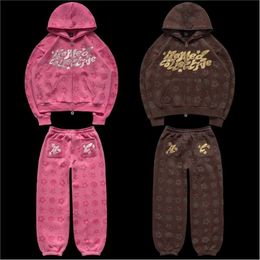 Sweatshirts y2k kleding hiphop streetwear jas boogschieten doel print oversized zip omhoog jas punk grunge paar hoodie