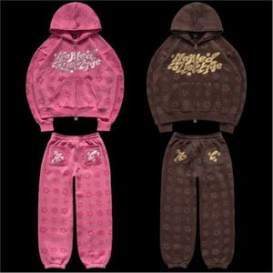 Sweatshirts y2k kleding hiphop streetwear jas boogschieten doel print oversized zip omhoog jas punk grunge paar hoodie