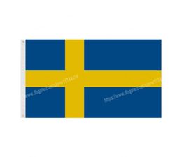 Zweden vlaggen National Polyester Banner vliegen 90 x 150 cm 3 5ft vlag over de hele wereld wereldwijd kan worden aangepast 4823886