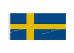 Zweden vlaggen National Polyester Banner vliegen 90 x 150 cm 3 5ft vlag over de hele wereld wereldwijd kan worden aangepast 4602422