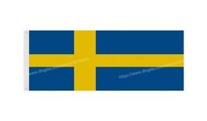 Zweden Vlaggen Nationale Polyester Banner Vliegend 90 x 150 cm 3 5ft Vlag over de hele wereld Wereldwijd Buiten kan worden aangepast5799278