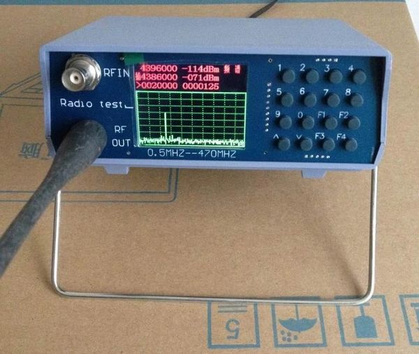 Barredora Analizador de espectro de segmento UV Ajuste de estación de relé Prueba duplexor Control remoto Herramientas de prueba dúplex Blanco