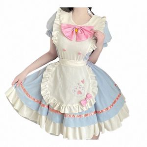 Sweet Cat Girl Party Dr Show Jeu de rôle Outfit Halen Uniforme Cos Maid Dr Large Lolita Maid Dr n1un #