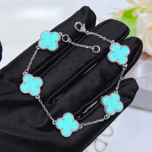 Sweet Clover Bracelet de luxe Designer boucles d'oreilles colliers bracelets pour femmes violet clair court collier ras du cou lien chaîne bracelet boucle d'oreille boucles d'oreilles bijoux