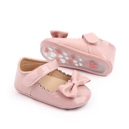 Sweet Infants Crib Shoes Sneakers Eerste Walker Baby Shoes Baby Mocassins Pasgeboren PU Leather Baby Girl Shoes