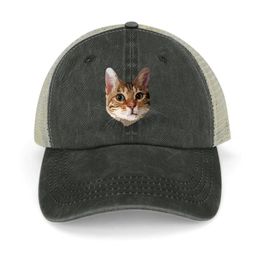 Zoete aardappel De Bengaalse katten cowboyhoed zon voor kinderen streetwear anime ball cap dames strand outlet heren 240410