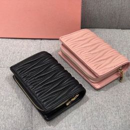 Zoete ruches avondtassen echte lederen portemonnee roze kaart hangbag minimalist