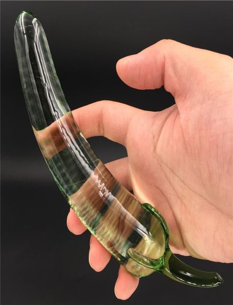 Armes douces Pyrex cristal verre gode ornement pénis jouets sexuels pour femme produits sexuels femme masturbateur 1247570