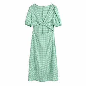 Femmes douces V cou a-ligne robe été mode dames collège style mignon femme design ouvert 210515