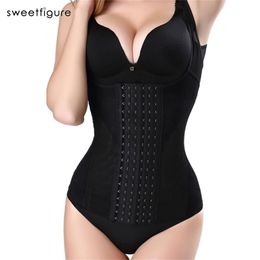 SWEETFIGURE Sous-vêtements amincissants Gilets Body Shapers Taille Formateur Corset Minceur Ceinture modélisation sangle Body Shapewear Slim Shapers 220307