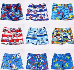 Short de bain pour garçons et enfants, maillot de bain avec animaux de mer, pantalon de plage, séchage rapide