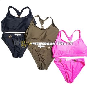 Maillot de bain deux pièces pour femmes, haut court, fendu, styliste, surf, plongée, ensemble deux pièces