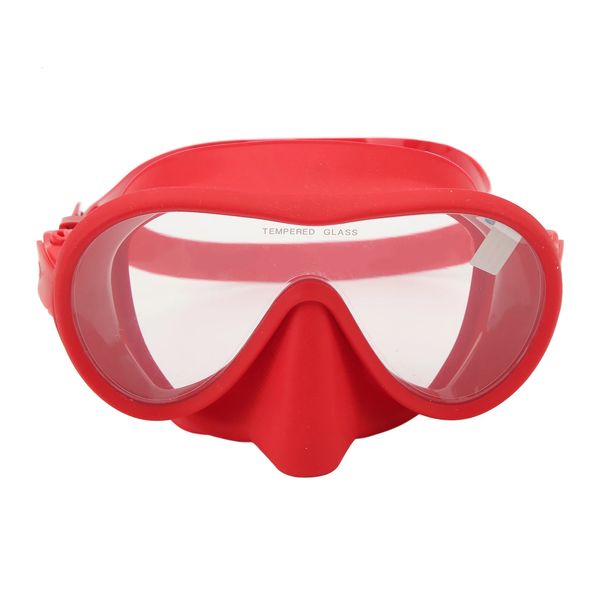 Swim Ggggles Panoramic View Anti Fog Silicone Strap Spland Diving Diving Mask pour l'apidéage 240407