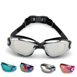 Swim Goggles Waterproof Anti-fog UV Silicone Swimming Glasses Men Women Water Sports Eyewear Diving Jump Water Swim Eyewear G220422
