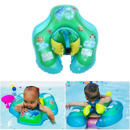 Anillo de natación para bebés para niños Círculo Círculo de dibujos animados inflables Ring de natación niños Baño de piscina Inflable LifeBuoy 240521