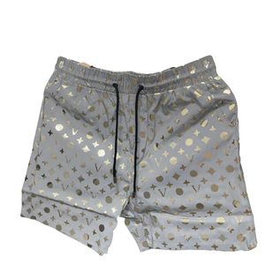 Swim Shorts pour hommes Summer Fashion Beach Pants Designers Board Board Gym Gym Mesh Sportswear Séchage rapide Swimwear Printing Man S Gold-whating Asian Taille M-3XL
