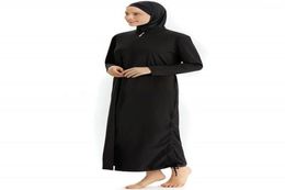 Swim Wear Mujeres islámicas Musulmanas Vestido largo y pantalones Burkini traje de surf modestado traje completo traje completo natación de 3 piezas 4232230