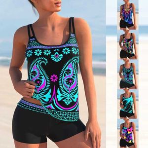 Zwemkleding Losse tankini-badmode Tankini Sexy bikini-badmode Zomer Hoge taille Monokini Dames Nieuw ontwerp Bedrukking Badmode XS-8XL watersporten 240311