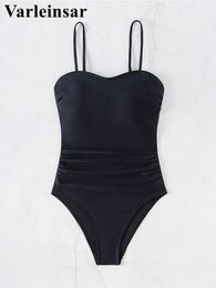 Zwemkleding S.XL met nieuwe bloemenprint met hoge uitsnijding op de benen eendelig badpak damesbadpakken zonder rug gewatteerd badpak V5356 watersport 240311