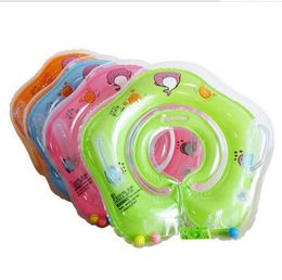 Zwemmen babybaden accessoires baby opblaasbare kraag ring baby nek buizen opblaasbare drijvers voor pasgeborenen baby baden cirkel veiligheid apparatuur