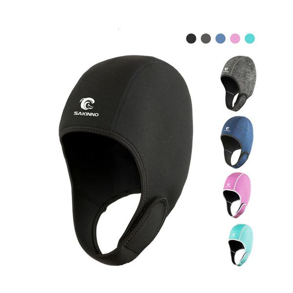 Bonnet de bain s 2mm Bonnet de protection des oreilles Séchage rapide Couvre-chef de plongée Surf Snorkeling Couvre-chef Bonnet de bain d'hiver 230701