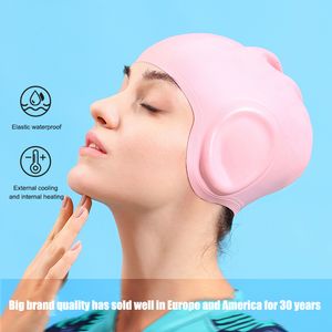 Bonnets de bain piscine professionnelle bonnet de bain en silicone pour enfants adultes hommes et femmes étanche couleur unie cheveux longs oreille pro 230617