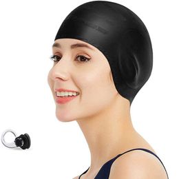 Badmuts Siliconen dop voor heren waterdichte oorbeschermers 3D duurzaam en vochtbestendig zwemrubber P230531