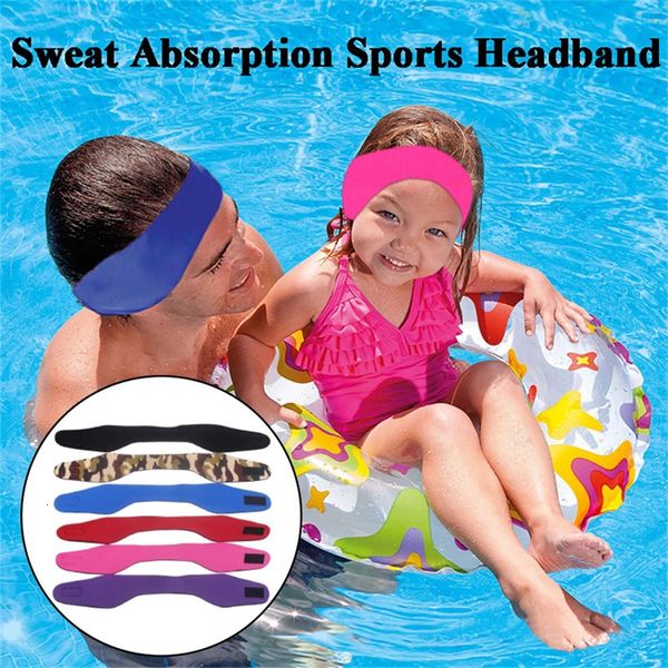 Bonnets de natation Natation Oreille Bande de cheveux Natation Baignade Surf Sport Bandeau Ceintures Bande de cheveux Protecteur d'eau Gear Head Band 230616