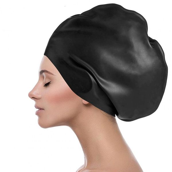 Bonnets de natation Bonnet de natation Haute élasticité Respirant Silicone Aucune contrainte Léger Flexible Grande taille Imperméable Grande durabilité Nager 230616