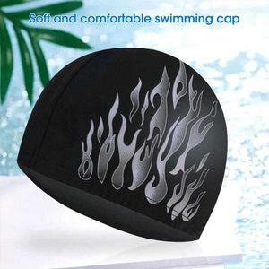 Bonnets de natation Bonnet de piscine unique chapeau de piscine touchant la peau crème solaire confortable élastique Protection des oreilles bonnet de bain P230418