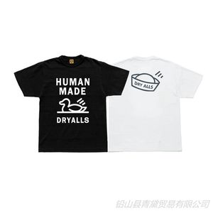 Swimming Ducks Imprimé HUMAN MADE Hommes T-shirts 100% coton Tissu confortable T-shirt à manches courtes pour hommes femmes S-2XL Japan Tide Brand Tee