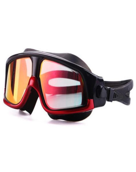 Lunettes de natation confortables en Silicone, grand cadre, antibuée, UV, masque de natation pour hommes et femmes, étanche, 5542289