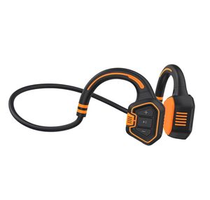 Casque de natation avec écouteurs entièrement étanches Ip68grade Casque Bluetooth à conduction osseuse Mémoire 16G et lecture Mp3 Dualmode 6447829