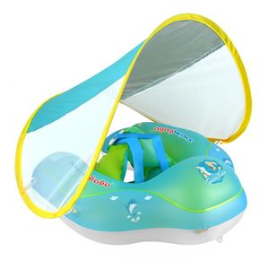 Anneau gonflable de natation bébé enfants piscine flotteur siège bateau tube anneau voiture pare-soleil eau cercle de natation pour la natation 240321