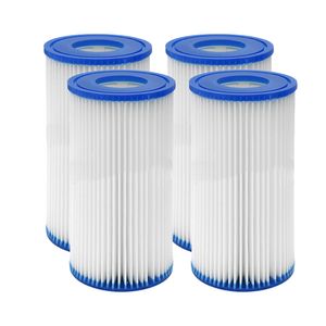 Zwembadfilter voor intex, catridge, type A intex 29002 11x20 cm, pompfilterpatroon poolfilter vacuümreiniger voor pools