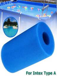 Zwembadschuimfilter spons Intex Type A herbruikbaar wasbaar biofoam reinigingsmiddel zwembad accessoires8031943