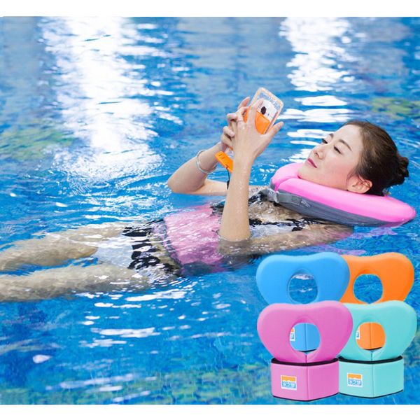 Anillo de natación para niños y adultos, traje de baño flotante con cinturón y cuello EPE, ejercicio de natación, entrenamiento para estudiantes de natación