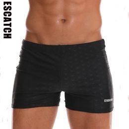 Trunks de natation Escatch mâle étanche à séchage rapide Shorts maillots de bain masculins Sharkskin Low Waist Beach 240325