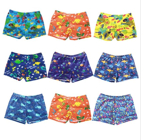 Troncos de natación Niños Playa Traje de baño Pantalones cortos Impreso Bebé Niños Pantalones de natación Ropa de baño de verano Ropa de playa para niños 8 diseños DHW2742