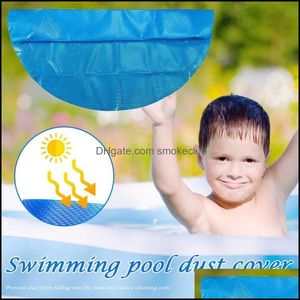 Zwemmen watersporten buitenshuis strand mat er outdoor bubble deken 3,6 m diameter zonnepool met hart patroon voor opblaasbare bovengronds