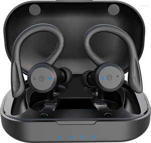 Swimming Waterproof Bluetooth5.0 Earphone Dual Wear Style Sport Wireless Headset TWS Ipx7 Earbuds Stereo Sound
