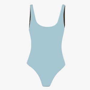 Badpak dames klassiek alfabetprint eendelig badpak charme bikini strand dameskleding ontwerper zwempak mode 41321