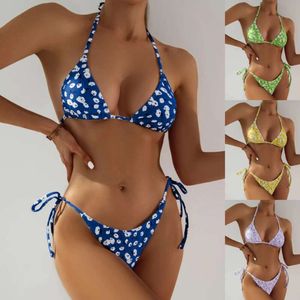 Swimsuit Women's Split Three Point Floral Multi-couleur imprimé INS Bikini