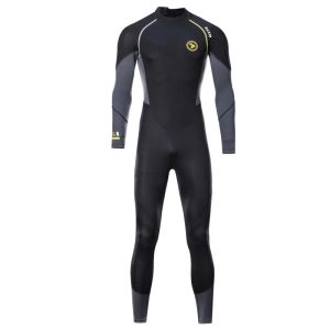 Badmode 1,5 mm neopreen wetsuit Heren Duikpak Surfkleding Eendelige set Onderwatervissers Koudbestendig Snorkelen Volledig lichaamszwempak